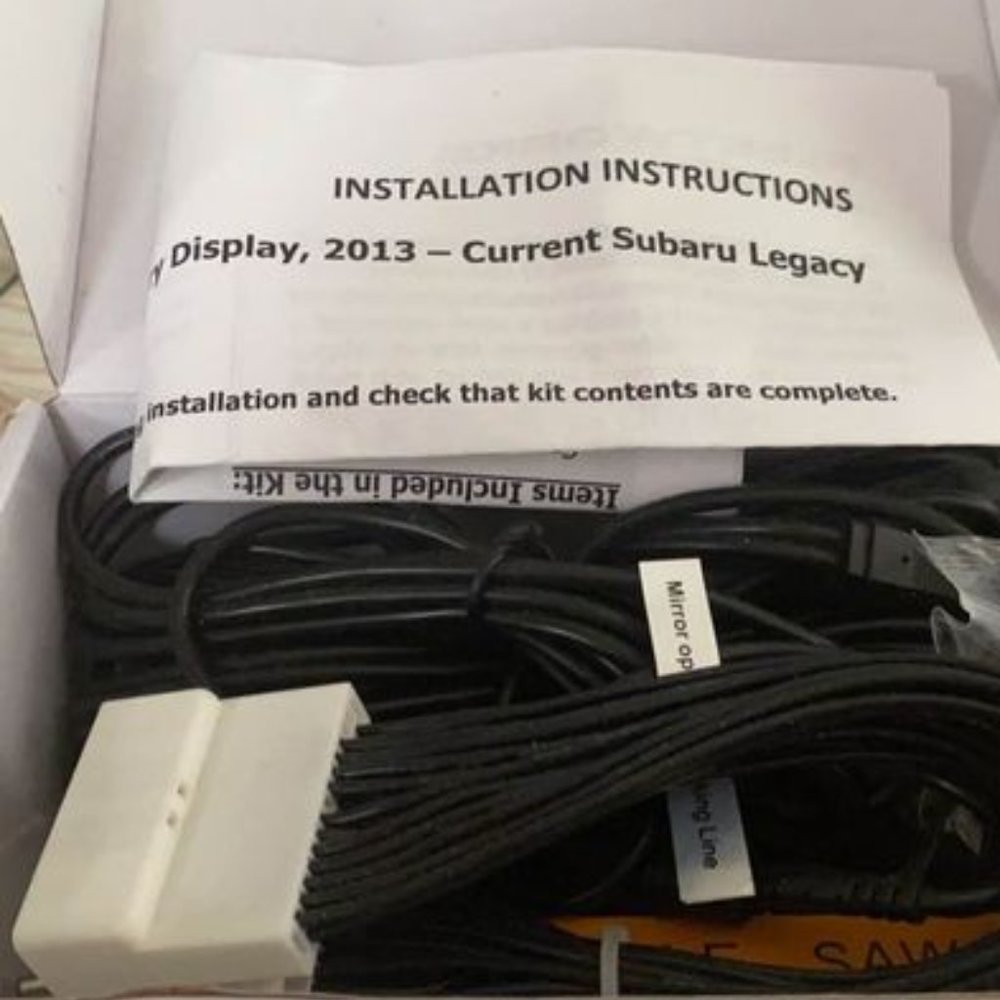 2013-2014 Subaru Legacy & Outback Factory Display Radio Camera FLTW-7636